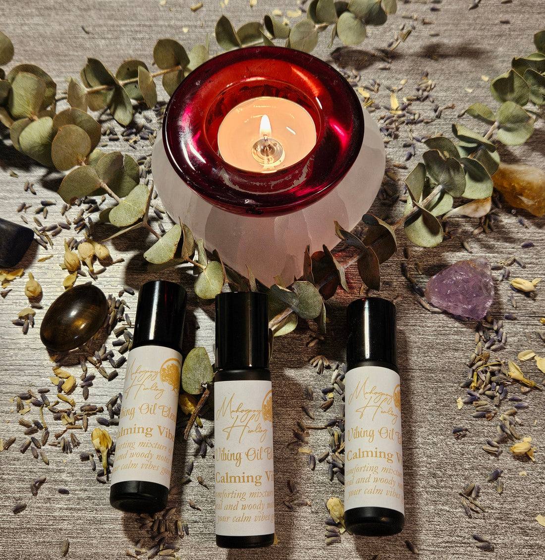 Mahogany Healing Vibing Oil Blends- Calming Vibes