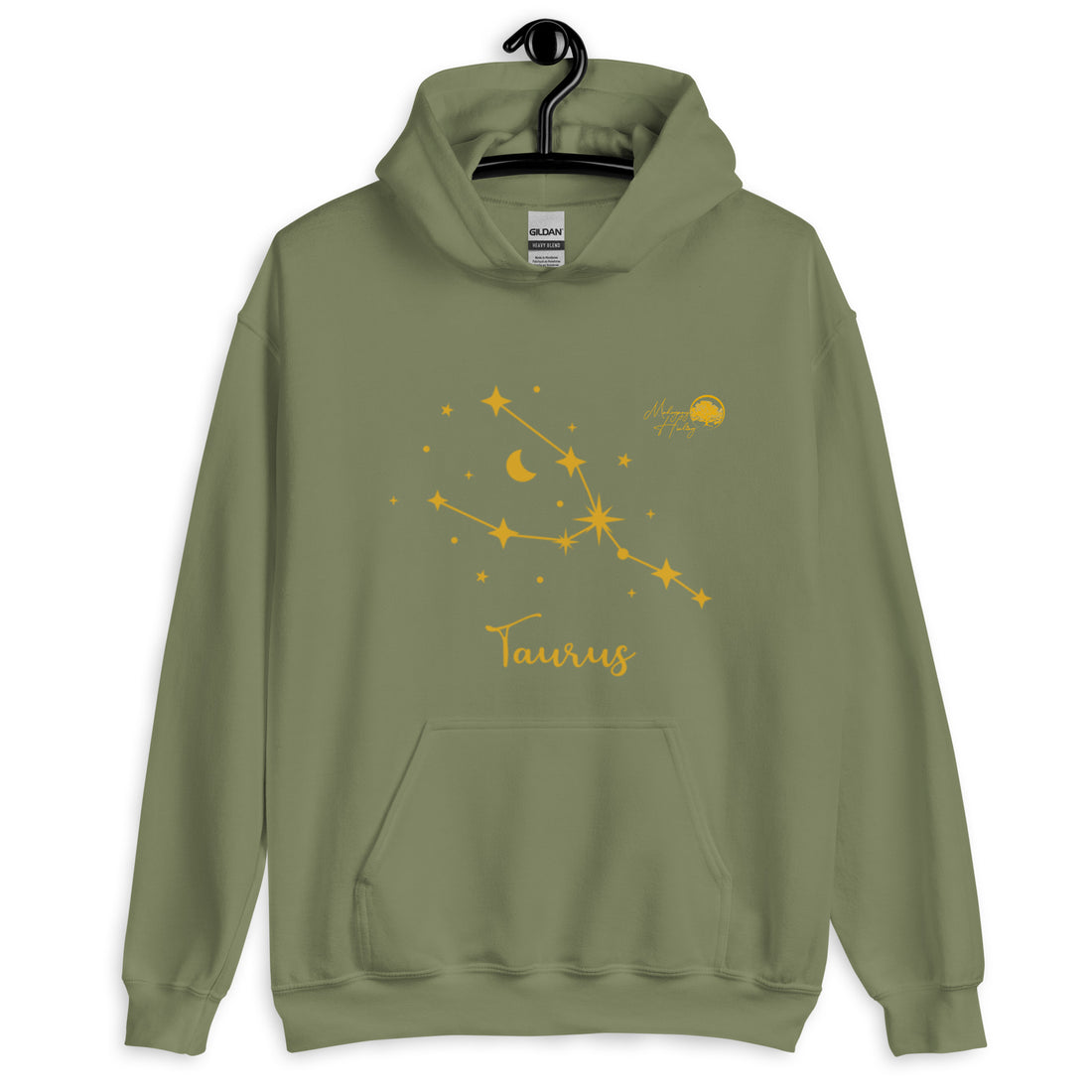 Mahogany Healing Taurus Zodiac Sign Unisex Hoodie