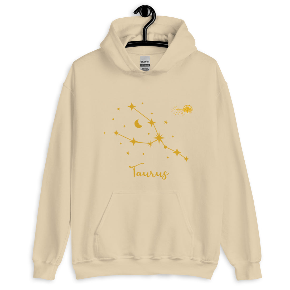 Mahogany Healing Taurus Zodiac Sign Unisex Hoodie