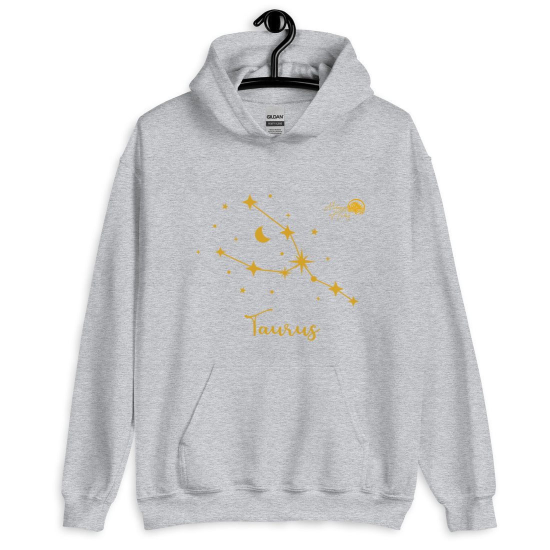 Mahogany Healing Taurus Zodiac Sign Unisex Hoodie