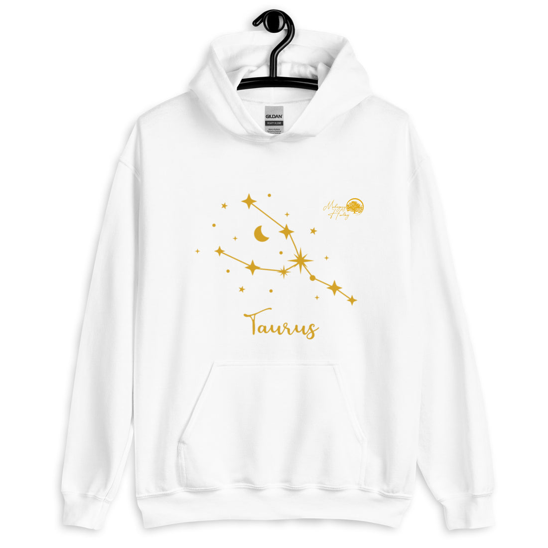 Mahogany Healing Taurus Zodiac Sign Unisex Hoodie