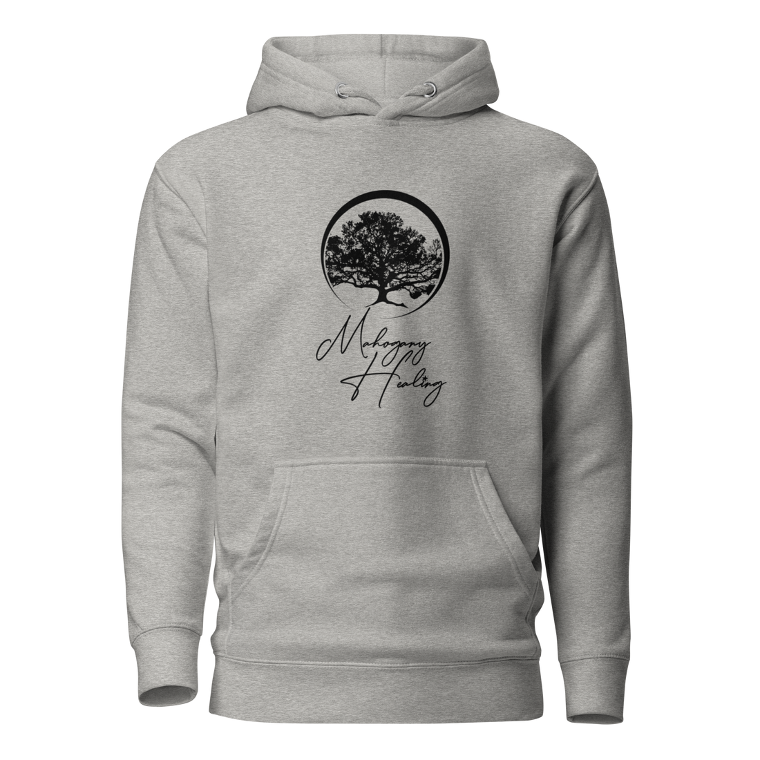Mahogany Healing Unisex Hoodie (vertical logo)
