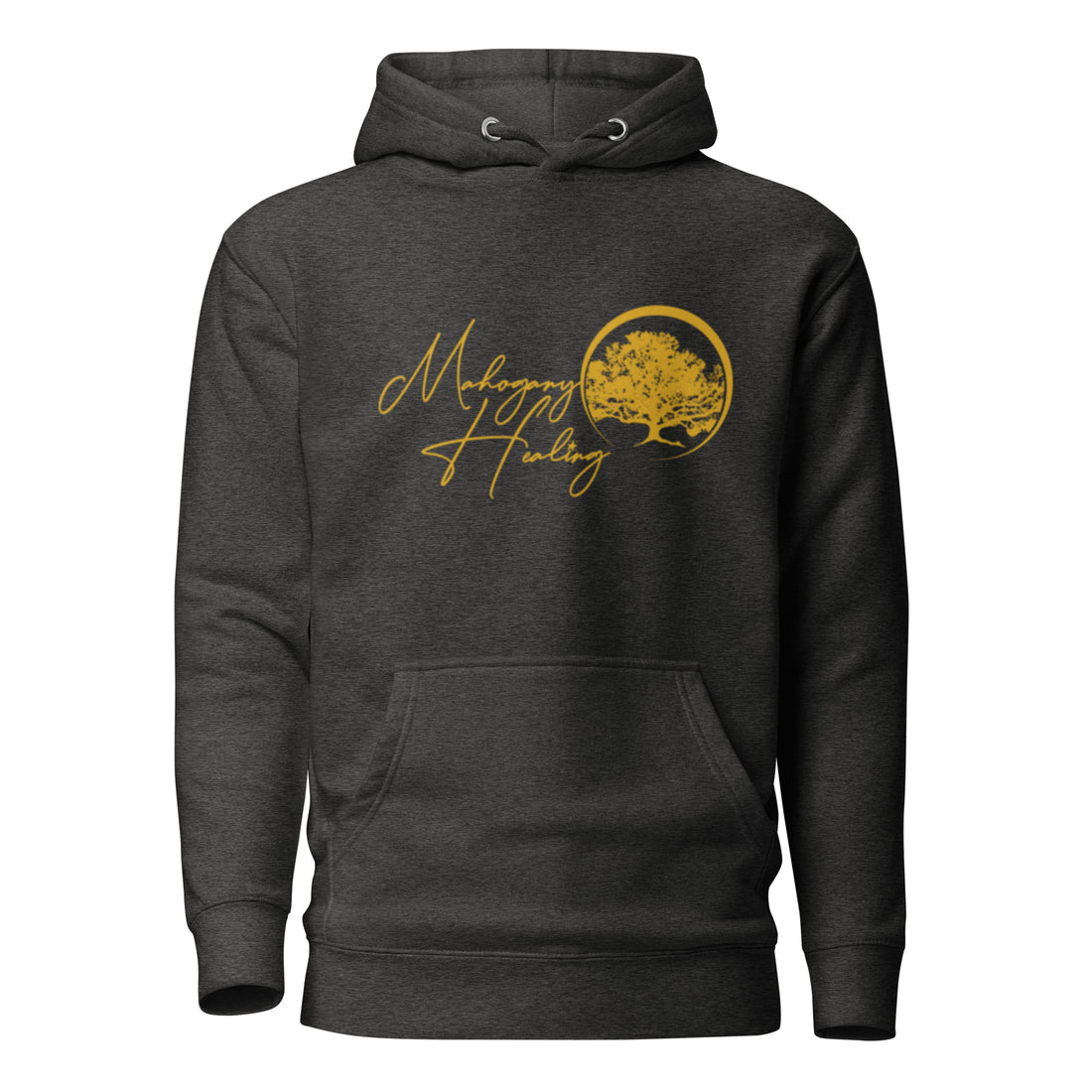 Mahogany Healing Unisex Hoodie (Horiz. Gold Logo)