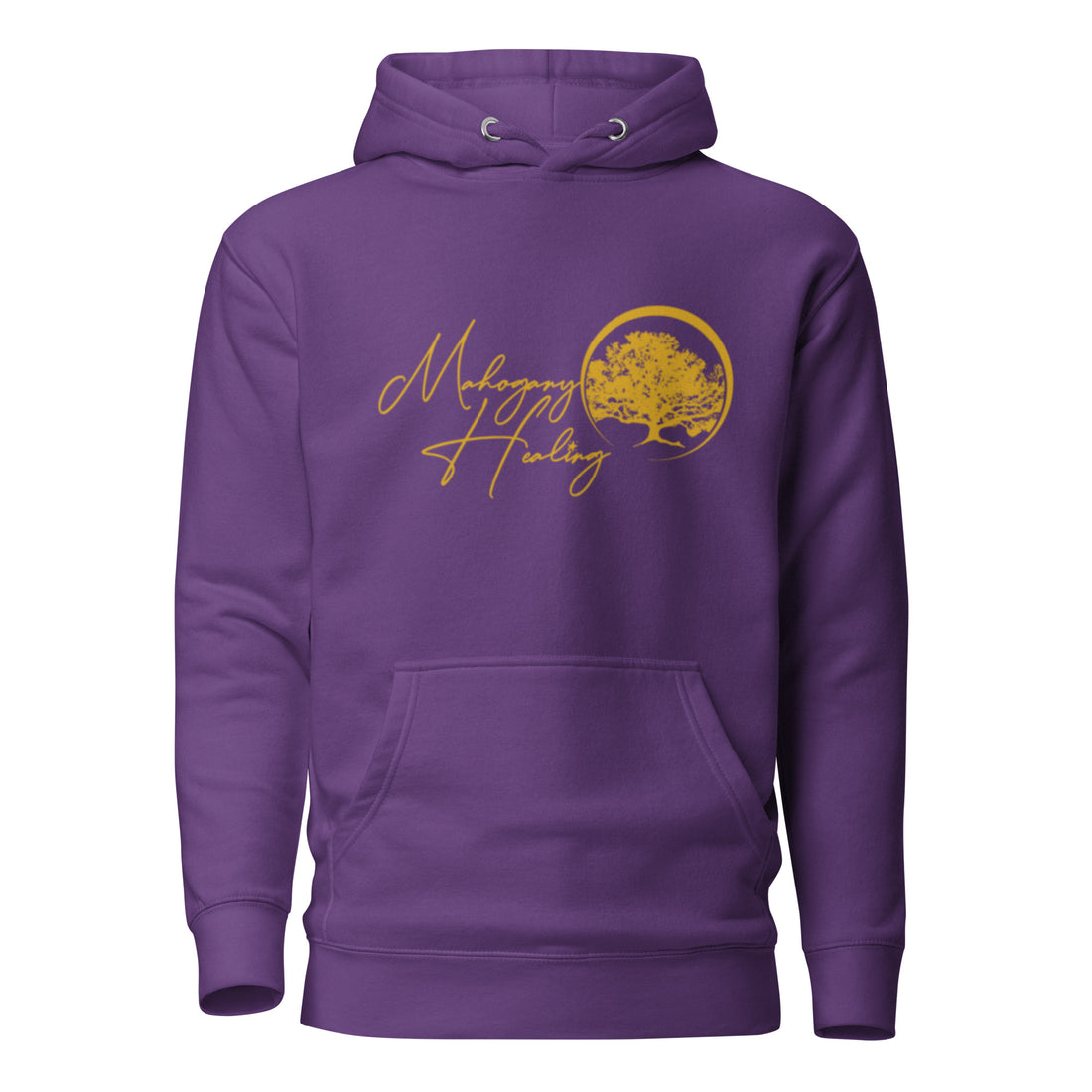 Mahogany Healing Unisex Hoodie (Horiz. Gold Logo)