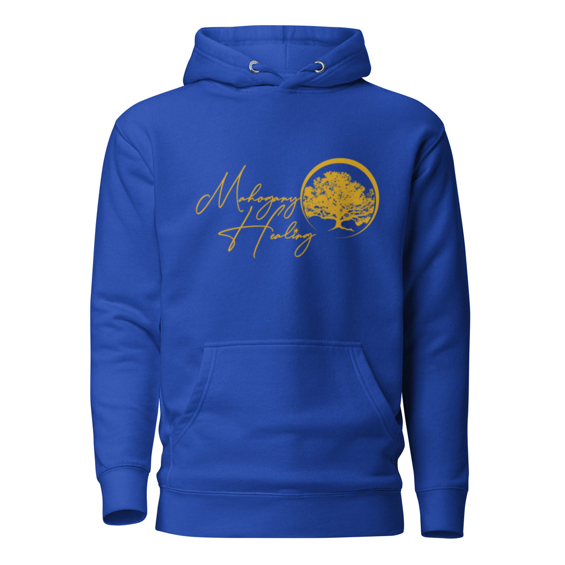 Mahogany Healing Unisex Hoodie (Horiz. Gold Logo)