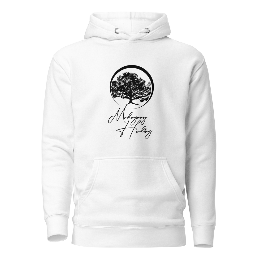 Mahogany Healing Unisex Hoodie (vertical logo)