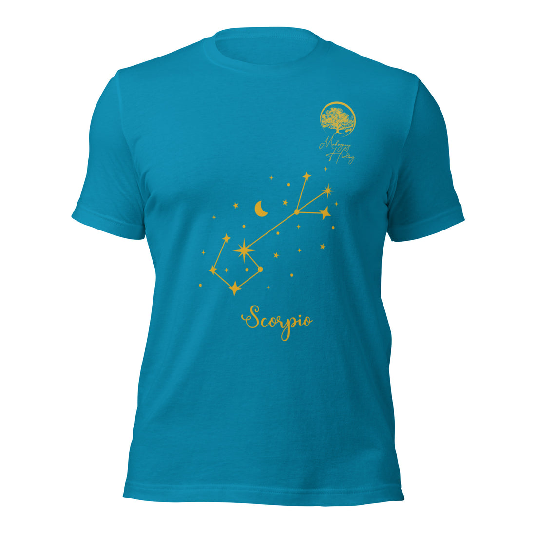 Mahogany Healing Scorpio Zodiac Sign Unisex T-shirt