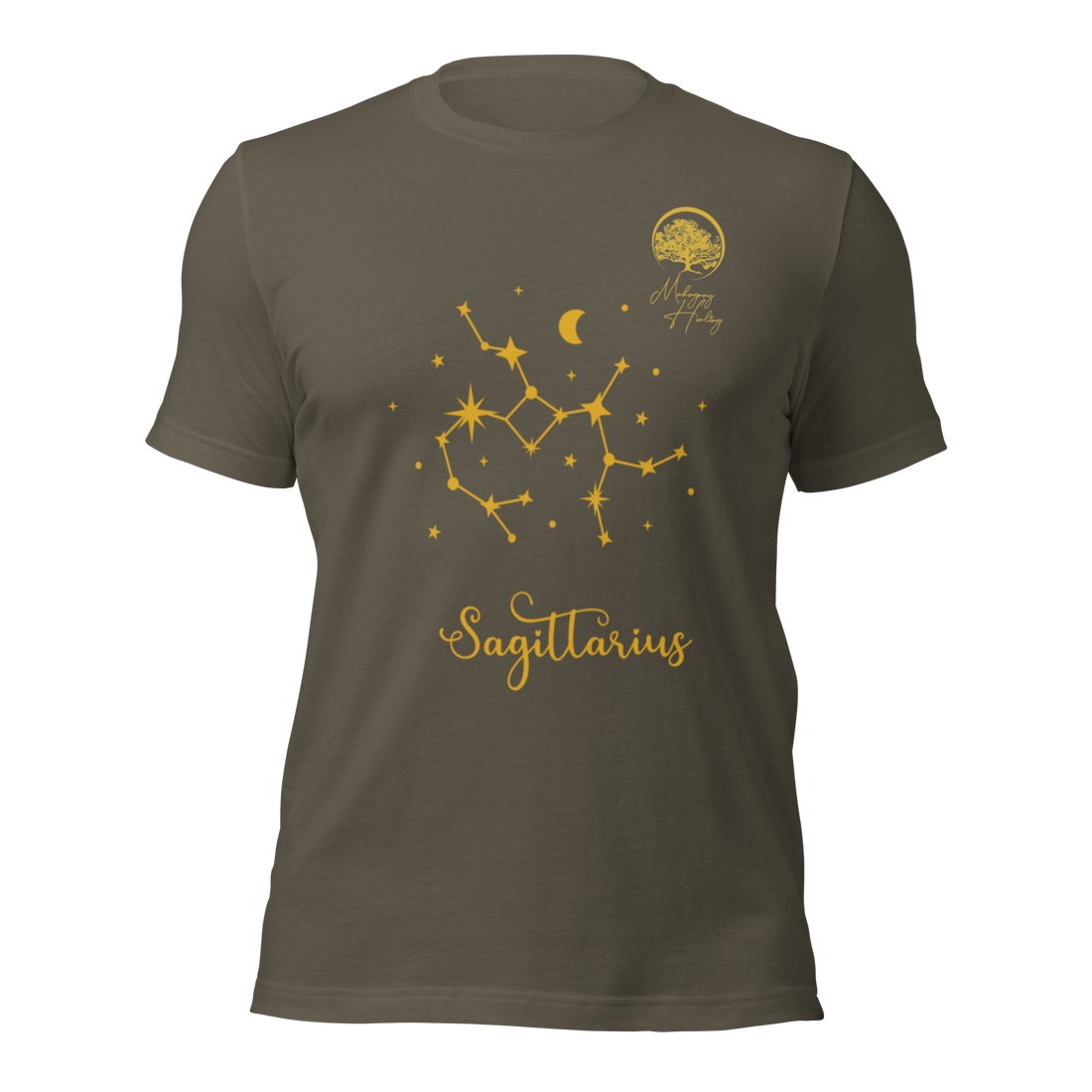 Mahogany Healing Sagittarius Zodiac Sign Unisex T-shirt