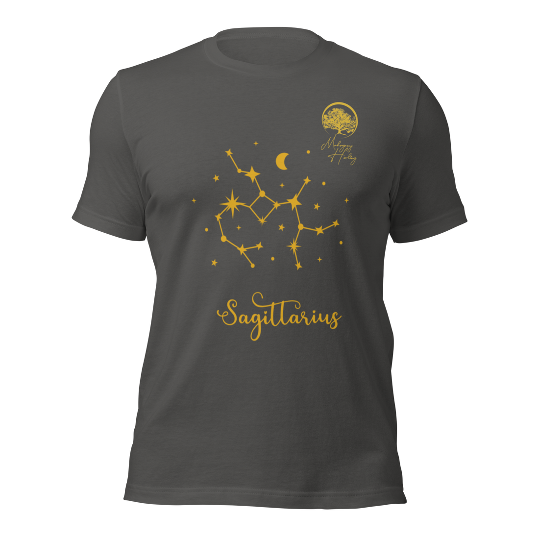 Mahogany Healing Sagittarius Zodiac Sign Unisex T-shirt