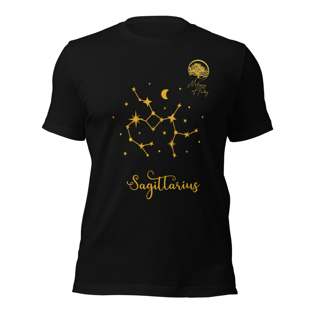 Mahogany Healing Sagittarius Zodiac Sign Unisex T-shirt