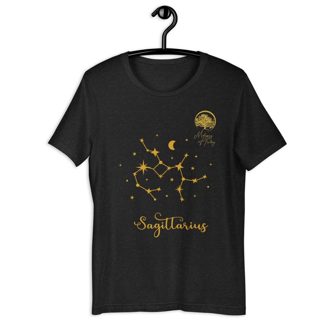 Mahogany Healing Sagittarius Zodiac Sign Unisex T-shirt