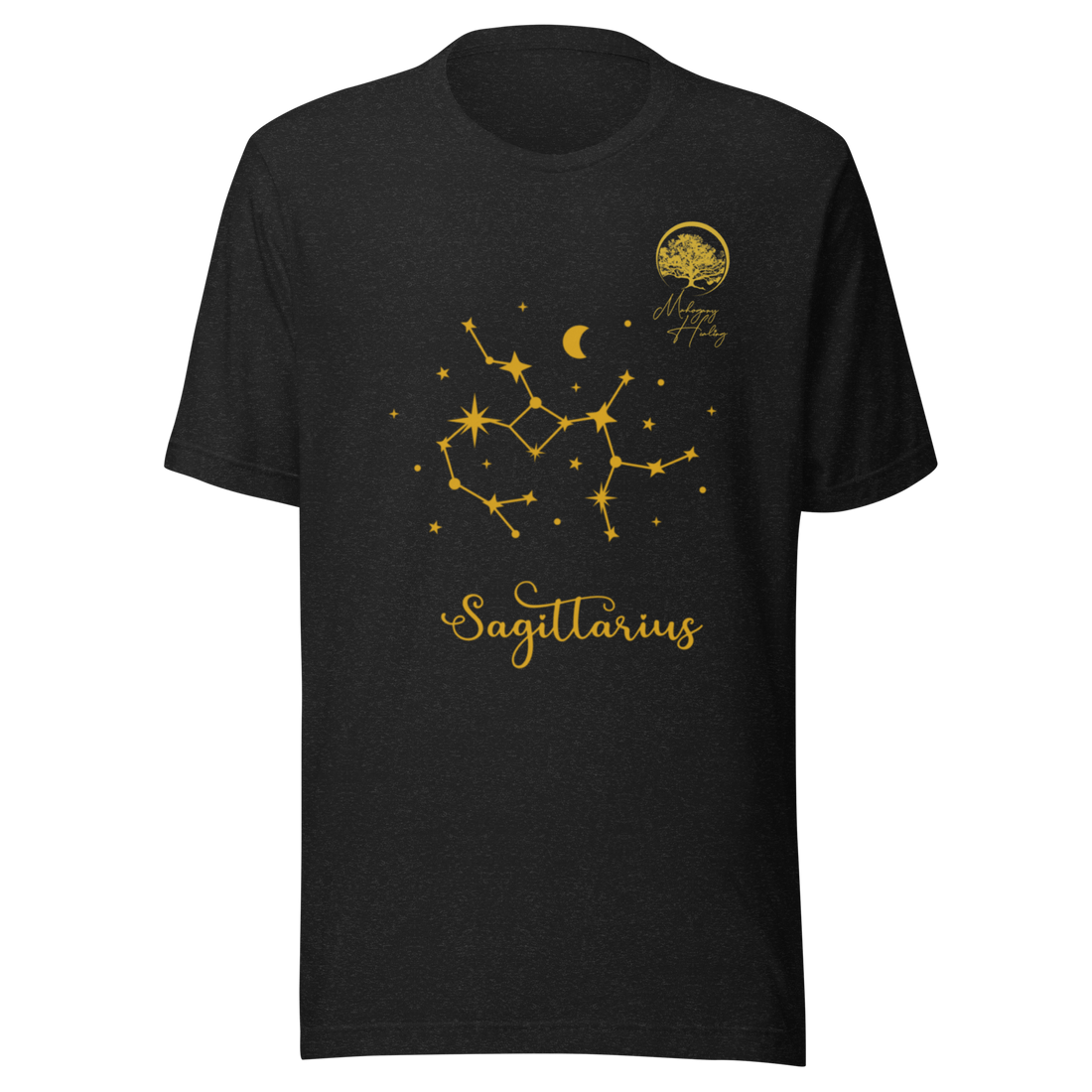 Mahogany Healing Sagittarius Zodiac Sign Unisex T-shirt