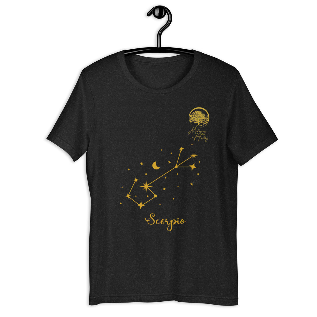 Mahogany Healing Scorpio Zodiac Sign Unisex T-shirt
