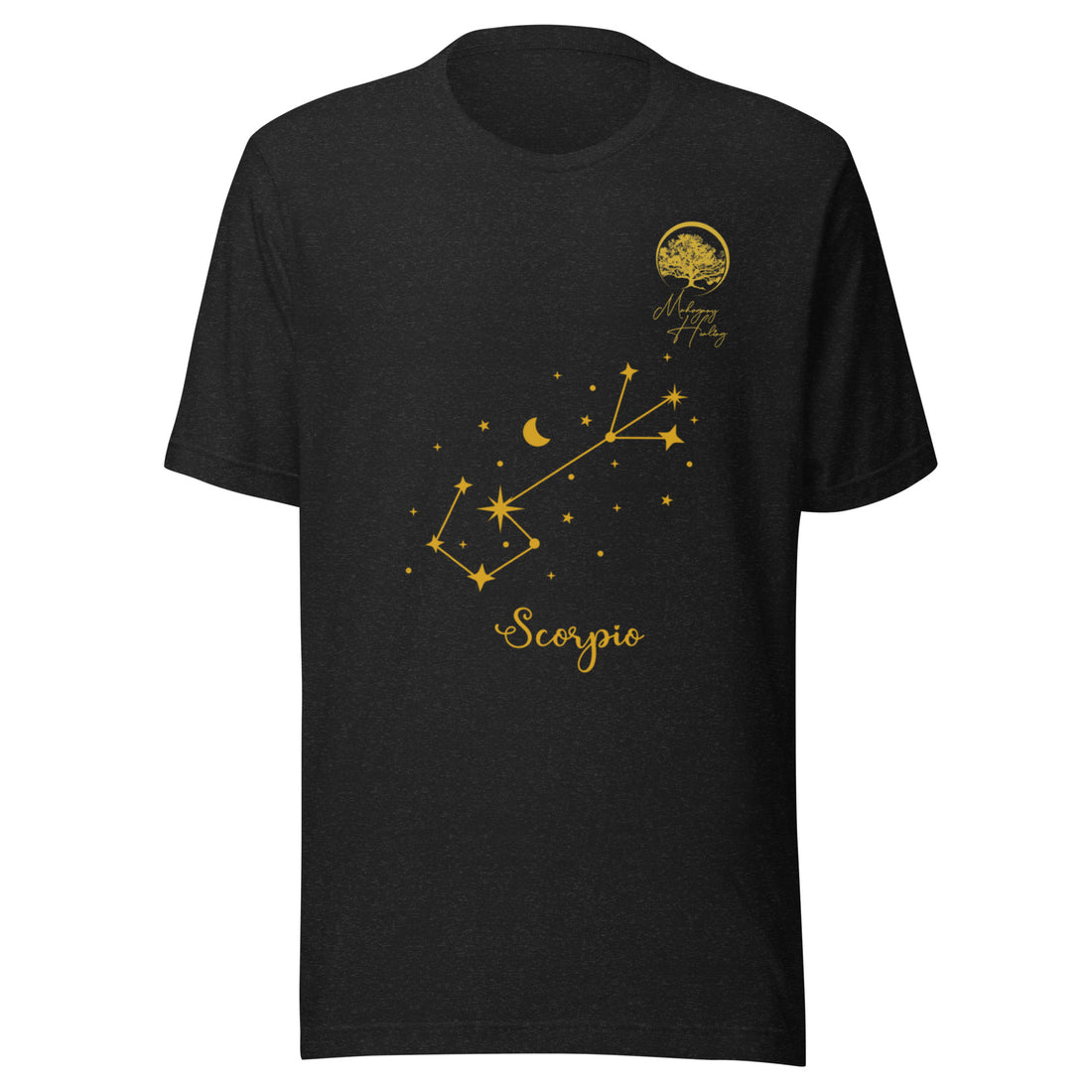 Mahogany Healing Scorpio Zodiac Sign Unisex T-shirt