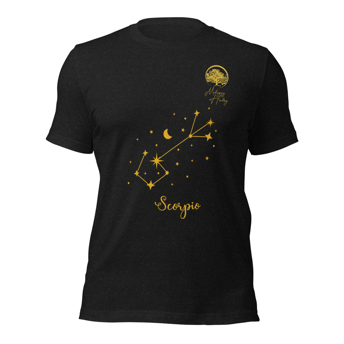 Mahogany Healing Scorpio Zodiac Sign Unisex T-shirt