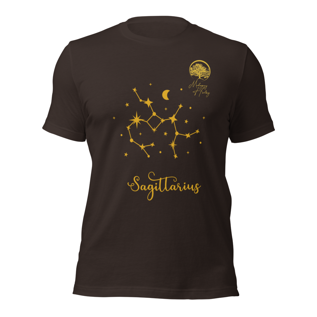 Mahogany Healing Sagittarius Zodiac Sign Unisex T-shirt