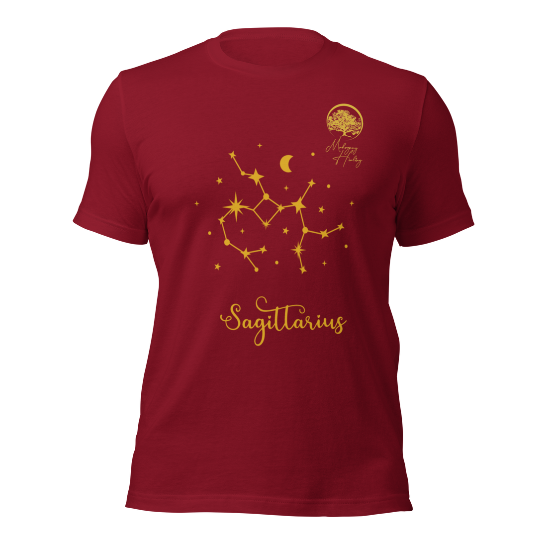 Mahogany Healing Sagittarius Zodiac Sign Unisex T-shirt