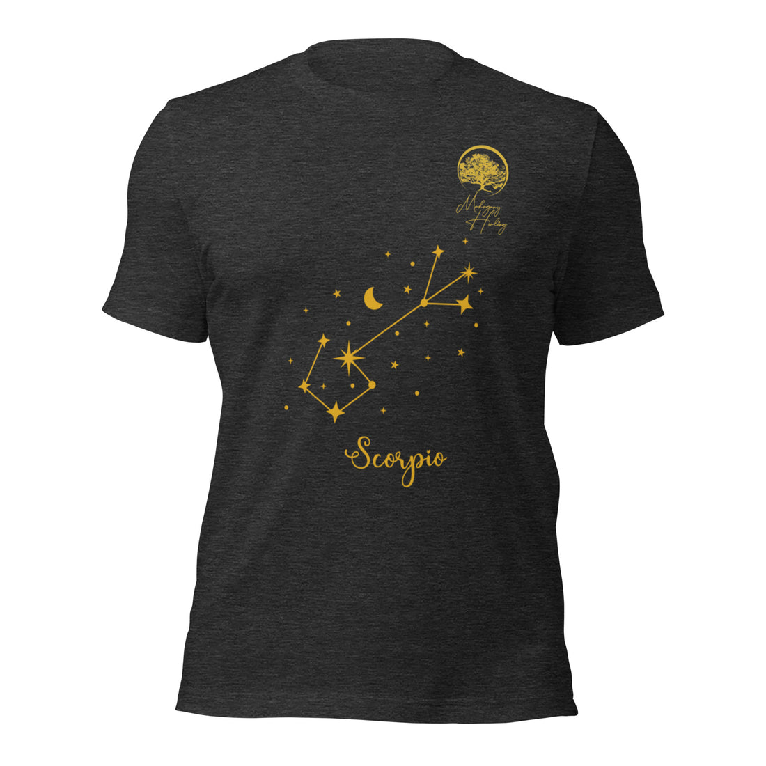 Mahogany Healing Scorpio Zodiac Sign Unisex T-shirt