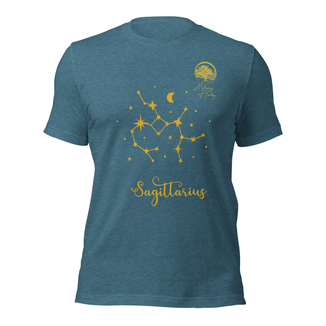 Mahogany Healing Sagittarius Zodiac Sign Unisex T-shirt
