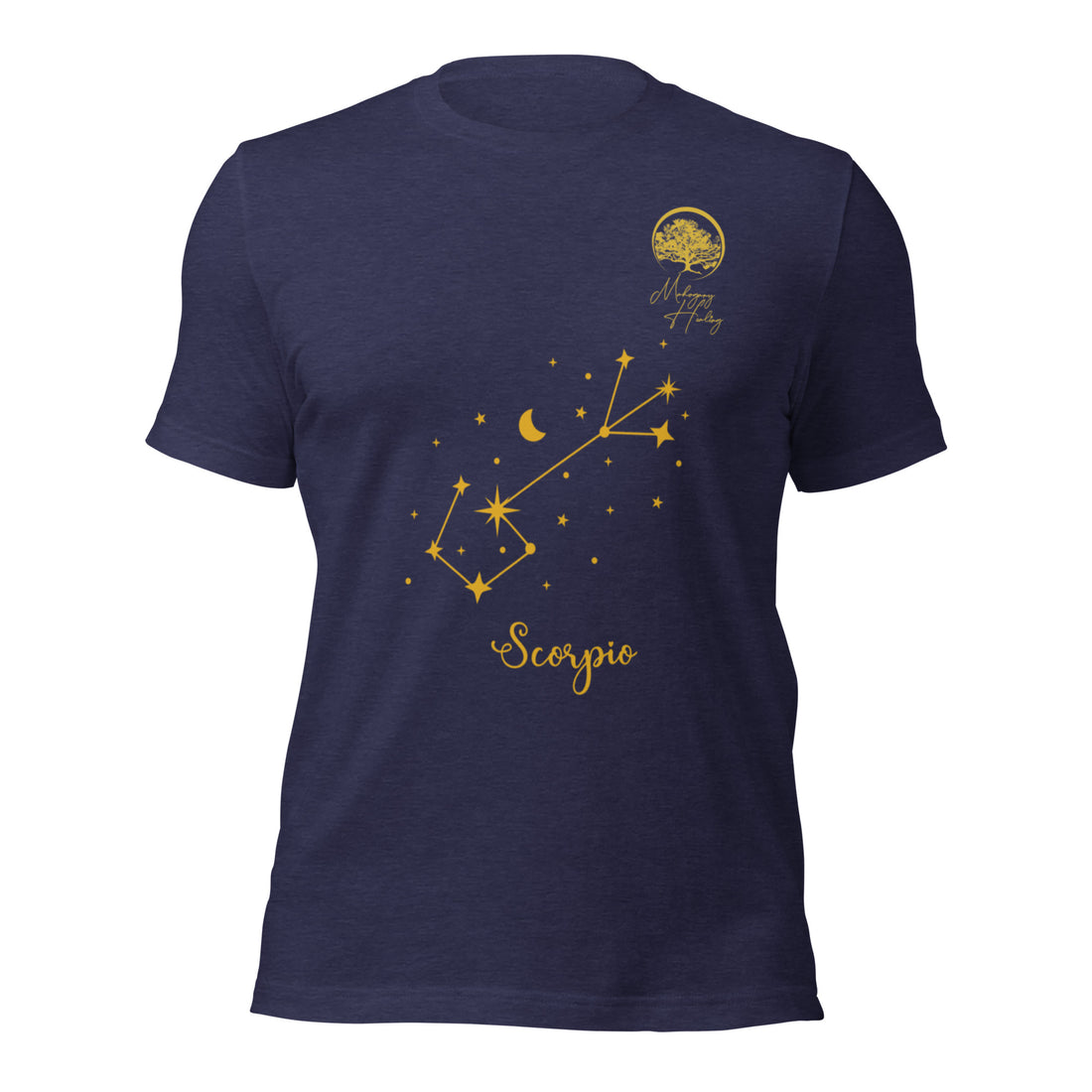 Mahogany Healing Scorpio Zodiac Sign Unisex T-shirt