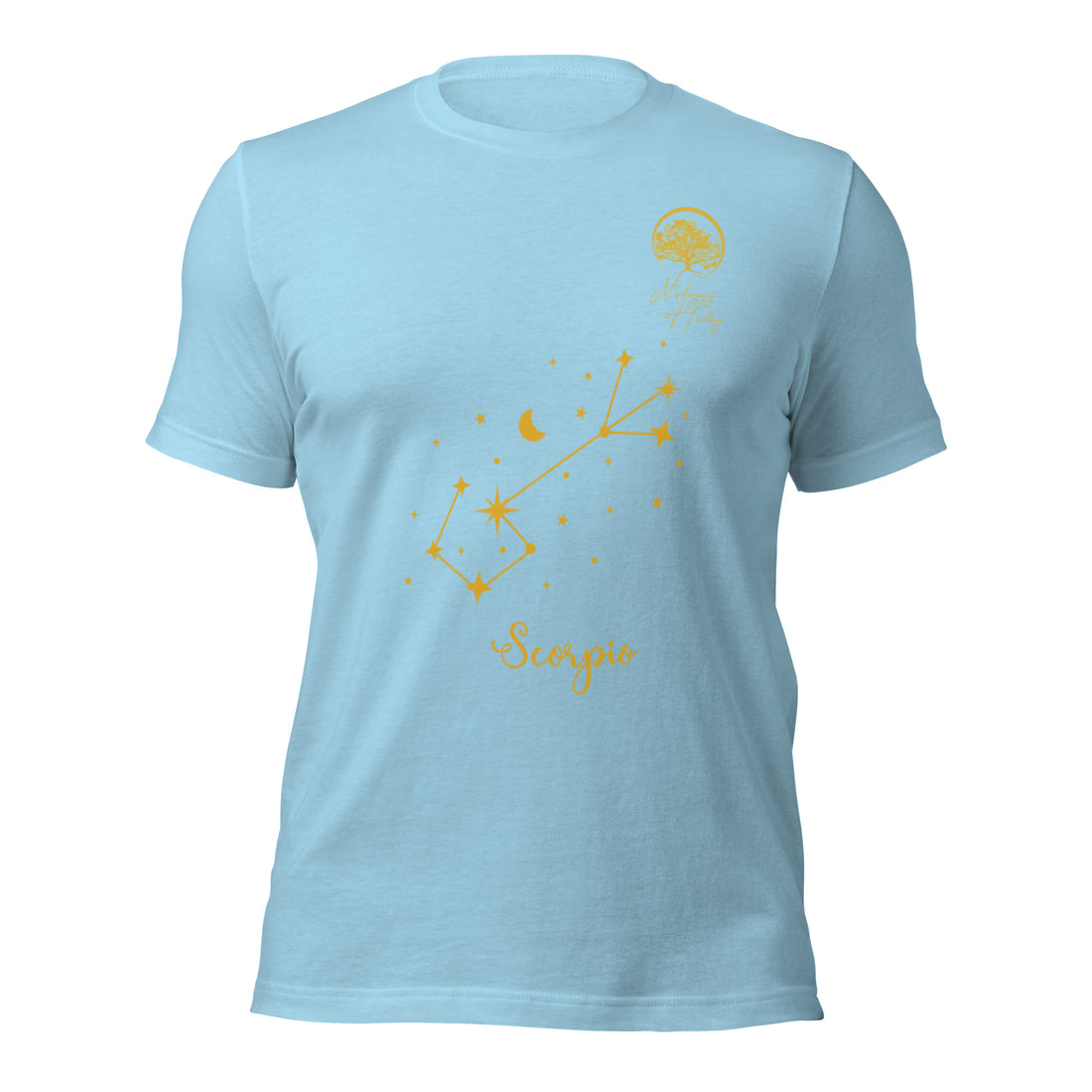 Mahogany Healing Scorpio Zodiac Sign Unisex T-shirt