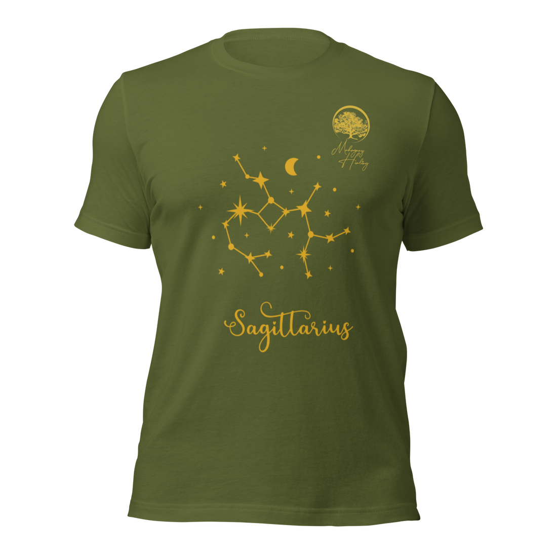 Mahogany Healing Sagittarius Zodiac Sign Unisex T-shirt