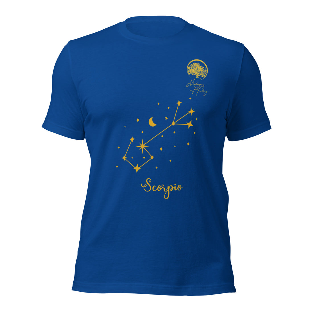 Mahogany Healing Scorpio Zodiac Sign Unisex T-shirt