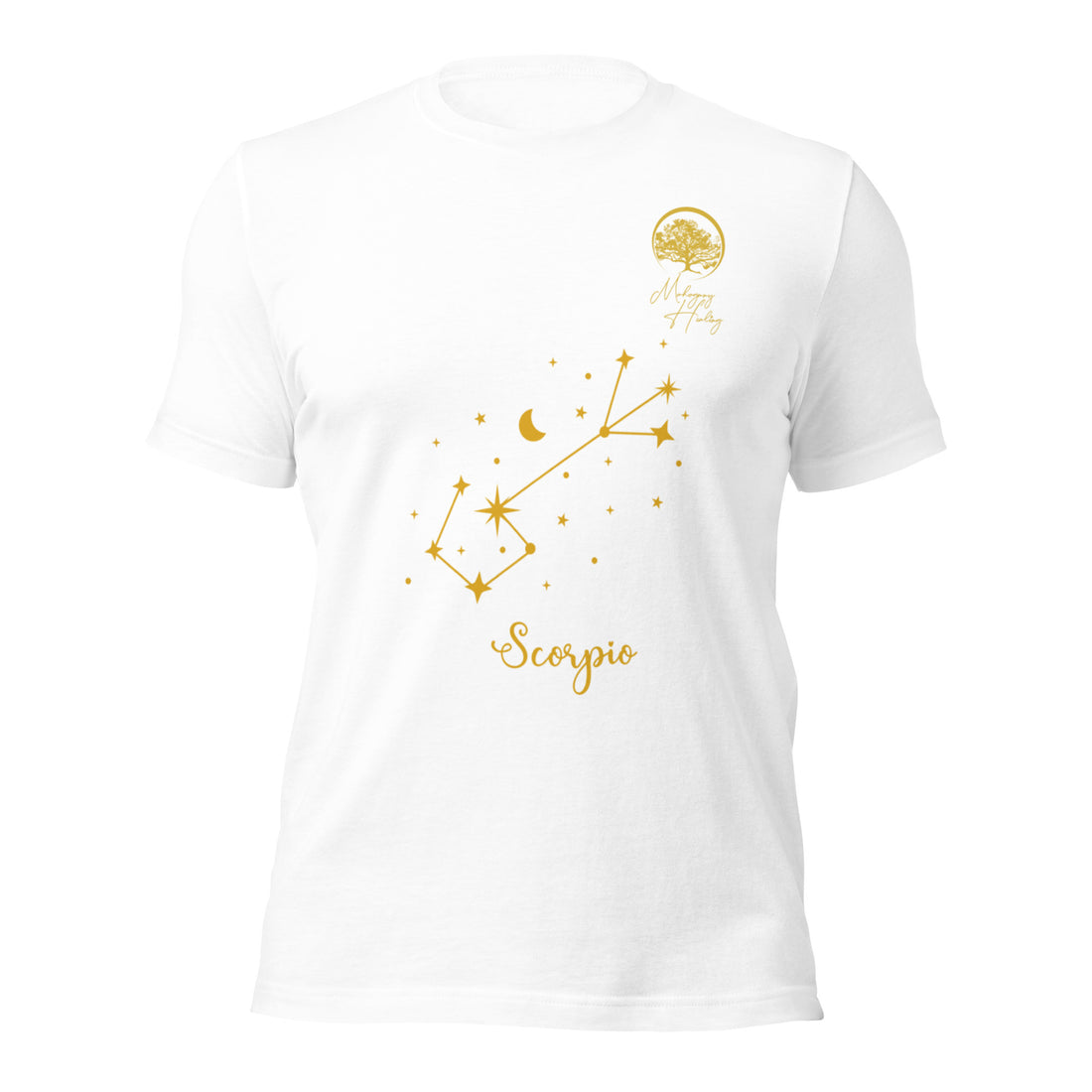 Mahogany Healing Scorpio Zodiac Sign Unisex T-shirt