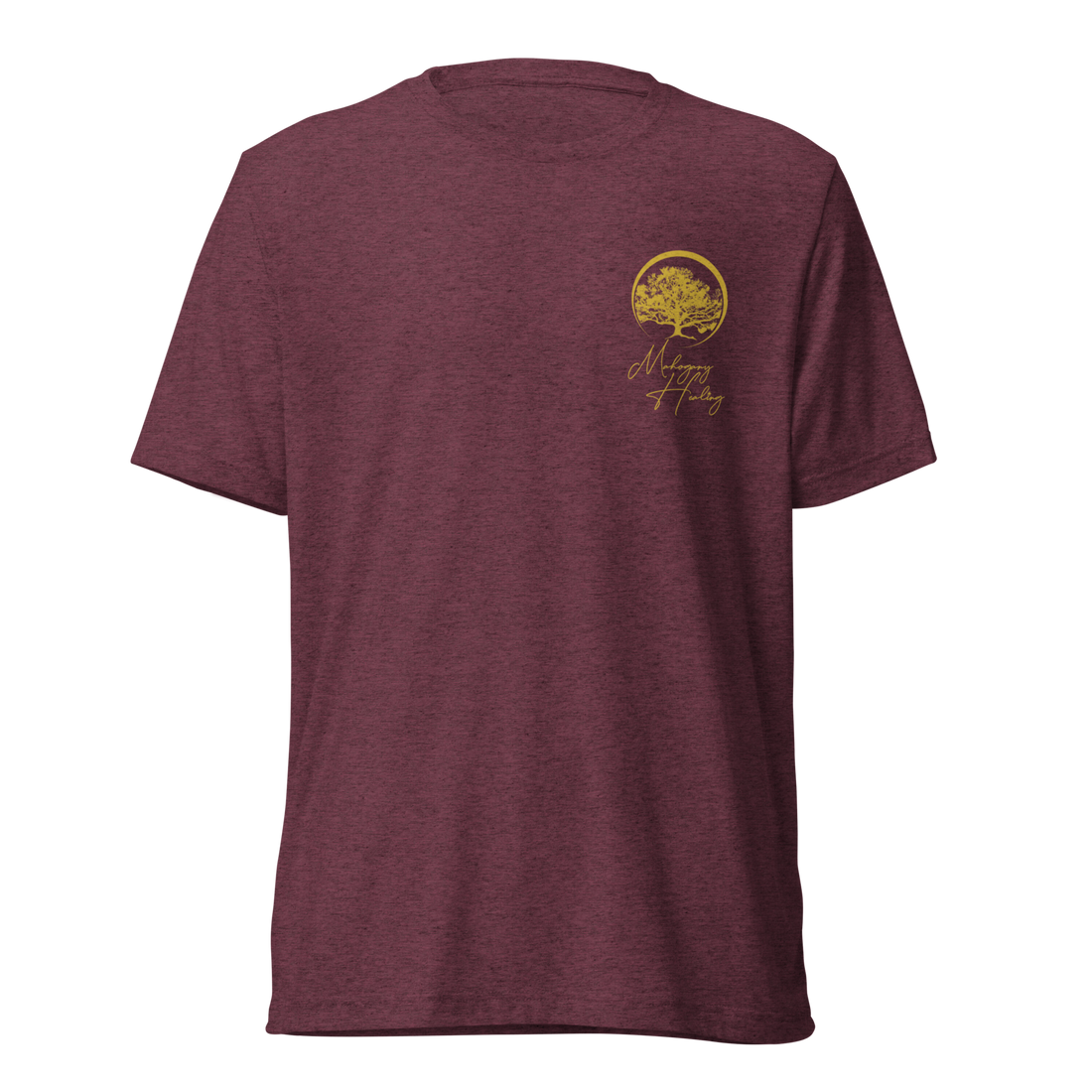 Mahogany Healing Branded (Gold Logo) - Unisex T-shirt