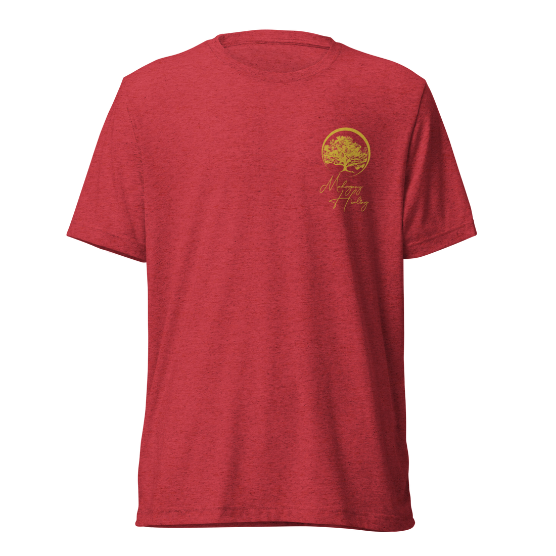 Mahogany Healing Branded (Gold Logo) - Unisex T-shirt
