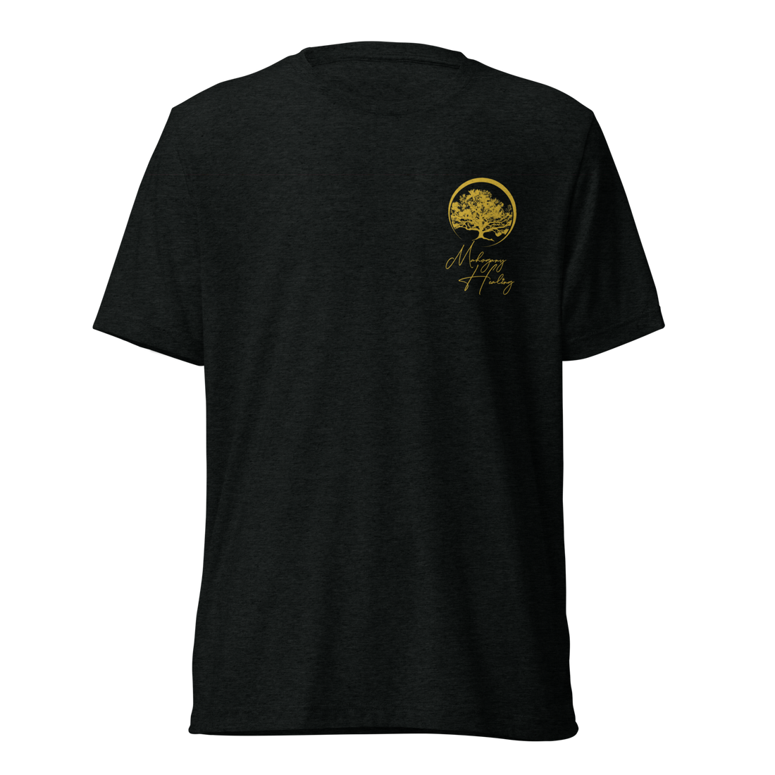 Mahogany Healing Branded (Gold Logo) - Unisex T-shirt