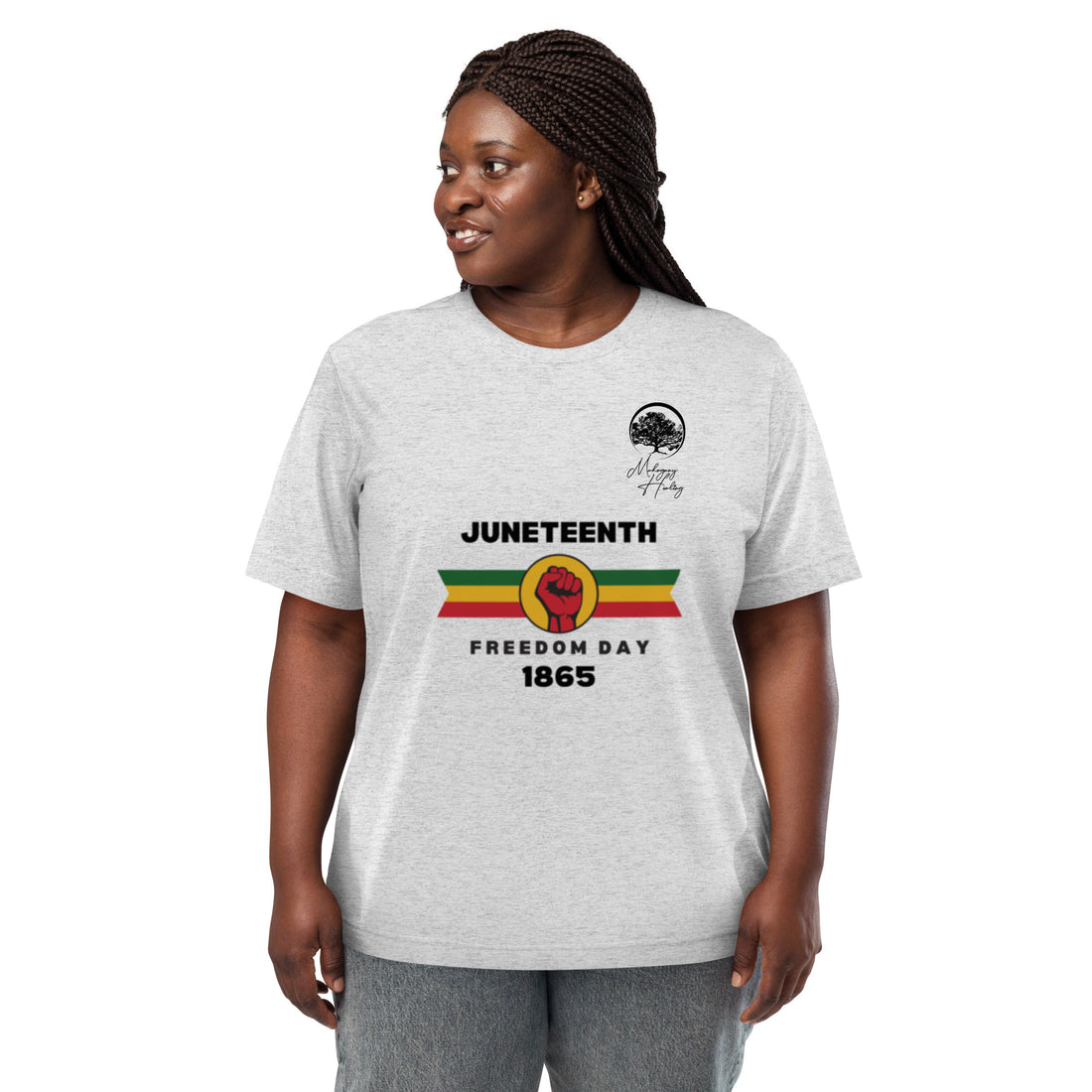Mahogany Healing Juneteenth Freedom Day - Unisex t-shirt