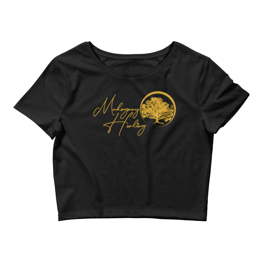 Mahogany Healing Branded Women’s Crop Tee