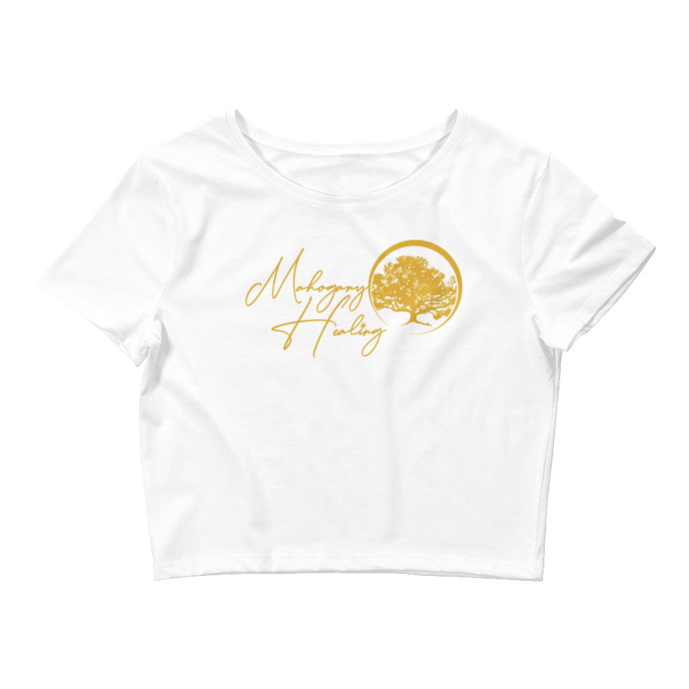 Mahogany Healing Branded Women’s Crop Tee