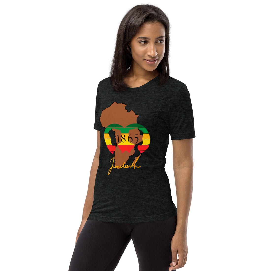 Mahogany Healing Juneteenth Silhouette Unisex -t-shirt