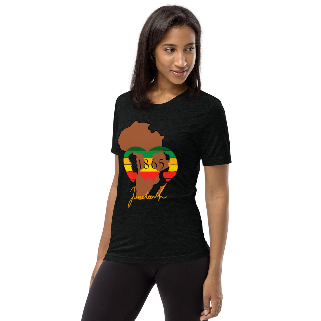 Mahogany Healing Juneteenth Silhouette Unisex -t-shirt